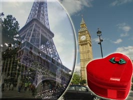 Alla hjärtans dag i London eller Paris