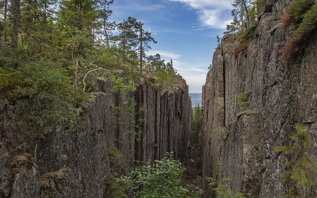 Skuleskogen vid Höga kusten