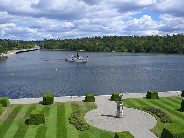 Utsikt över Drottningholm
