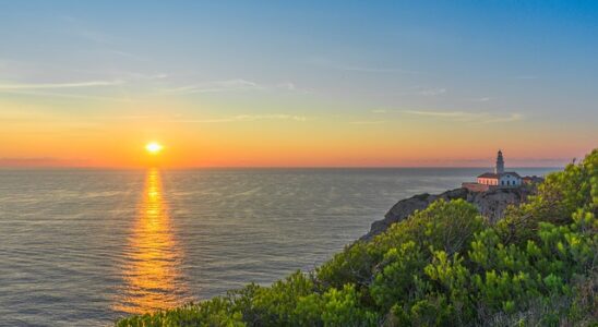 Solnedgång över Mallorca